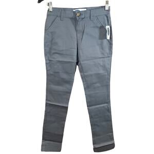 Old Navy Skinny School Uniform Chino Pant in Knight Time Girls' 12 NWT